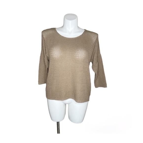 TWO BY VINCE CAMUTO Crewneck 3/4 Sleeve Pull Over Sweater Size XL - Picture 1 of 10